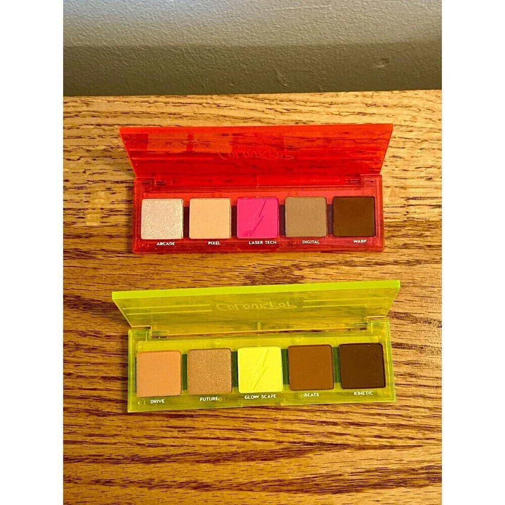 COLOURPOP Eyeshadow Palettes Masc (3) Neon Gaze & Colour Vision Set- NIB Shimmer